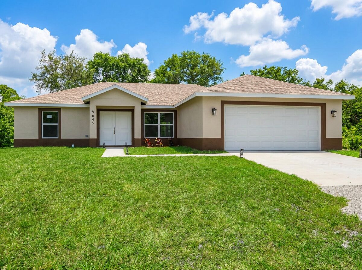 Model C - 2,545 sq.ft. finished exterior by MEF Homes